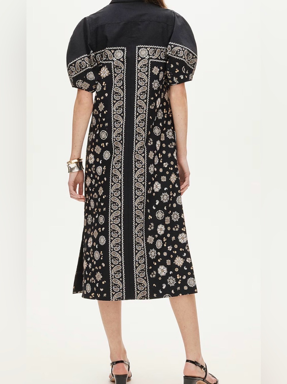 J. Crew Shirt Dress Bandana Print - Picture 2 of 5